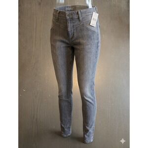 NWT AG Adriano Goldschmied Farrah Skinny Ankle X High Rise Grey Jeans 26 ASWD